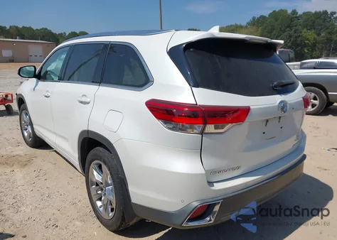 2017 Toyota Highlander Limited z USA, uszkodzony, nr VIN 5TDDZRFH4HS380770
